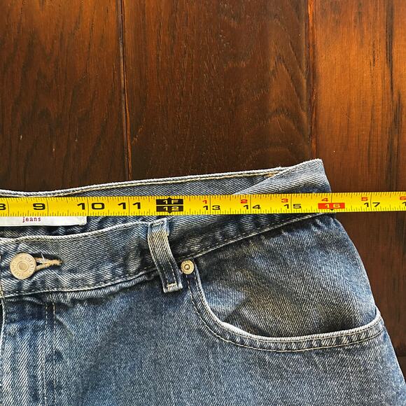 Women's Vintage 2002 Tommy Hilfiger Relaxed fit Blue Jeans sz 14 Retro classic - Picture 6 of 9